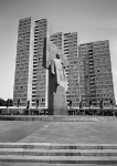 Lenindenkmal am Leninplatz in Ostberlin