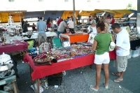 Trödelmarkt im Stadtzentrum von Rio de Janeiro