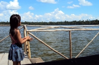 Laguna Quistococha im Andenstaat Peru