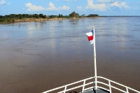 Mit dem Schiff auf dem Solimões / Amazonas von Peru nach Brasilien