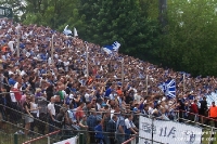 Fans und Ultras des 1. FC Magdeburg beim 1. FC Union Berlin