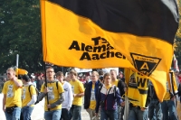 Fans von Alemannia Aachen bei der Fandemo 2010 in Berlin