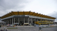 Außenansicht des Stadions Tivoli von Alemannia Aachen