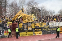 Support der Aachener Fans in Wattenscheid