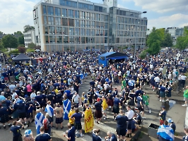 Schottland Fans (Tartan Army, Bravehearts) in Köln 19. Juni 2024.