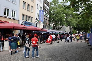 Schottland Fans (Tartan Army, Bravehearts) in Köln 19. Juni 2024.