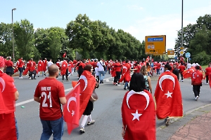 Türkei Fans in Dortmund 22. Juni 2024.