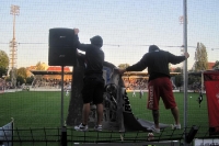 Anhänger des FC Rot-Weiß Erfurt beim SV Babelsberg 03, 2011