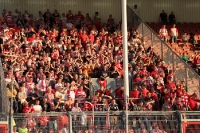 Fans & Ultras des HFC zu Gast im Stadion der Freundschaft in Cottbus