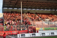 Fans & Ultras des HFC zu Gast im Stadion der Freundschaft in Cottbus
