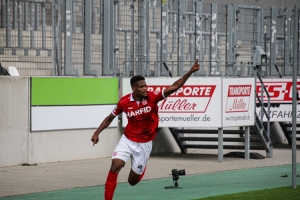 Isaiah Young Torjubel für Rot-Weiss Essen 07-08-2021