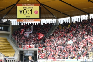 Rot-Weiss Essen Fans in Aachen 10-04-2022