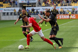 Alemannia Aachen vs. Rot-Weiss Essen Spielfotos 10-04-2022