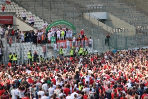 Rot-Weiss Essen Siegerehrung, Aufstieg 3. Liga 14.05.2022