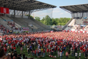 Rot-Weiss Essen Siegerehrung, Aufstieg 3. Liga 14.05.2022