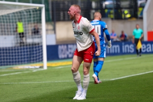 Ron Berlinski Rot-Weiss Essen vs. SV Elversberg Spielfotos 23.07.2022