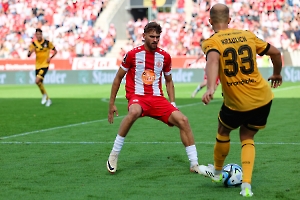 Leonardo Vonic, Tobias Kraulich Rot-Weiss Essen vs. Dynamo Dresden 01.10.2023