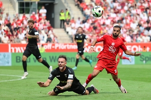 Ramien Safi Rot-Weiss Essen - Alemannia Aachen Spielfotos 03.08.2024