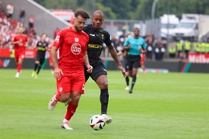 José-Enrique Rios Alonso, Charlison Benschop Rot-Weiss Essen - Alemannia Aachen Spielfotos 03.08.2024