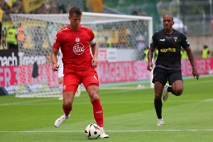 Michael Schultz Rot-Weiss Essen - Alemannia Aachen Spielfotos 03.08.2024