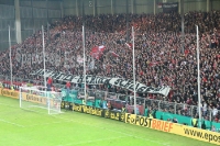 Banner: Hart treten - Hertha schlagen