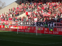 RWE Fans Schmäh Banner gegen Sport1