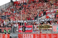 RWE Spruchband gegen Stadionverbote