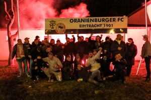Pyro-Aktion auswärts in Oranienburg