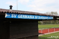 Jahn-Sportplatz des SV Germania Schöneiche (gegen den BFC Dynamo)