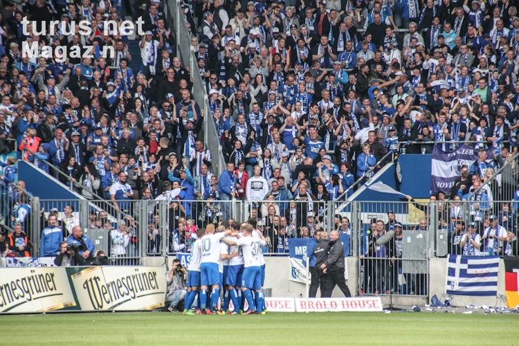 Foto: Magdeburger feiern das 2:0 gegen Rostock - Bilder