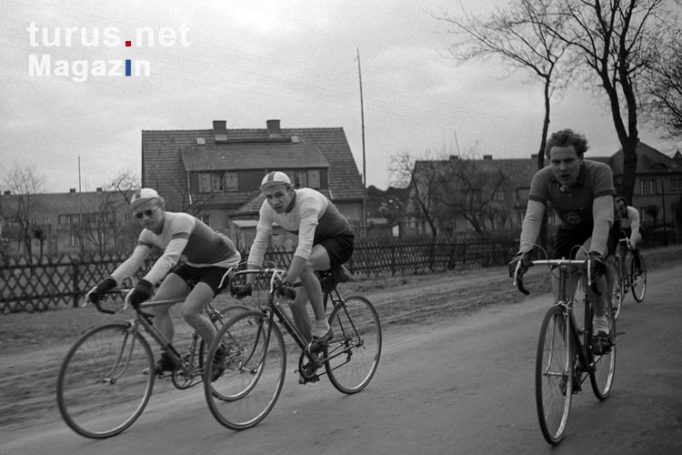 Foto: Radsport Anfang der 50er Jahre, DDR 1952 - Bilder von Sport in