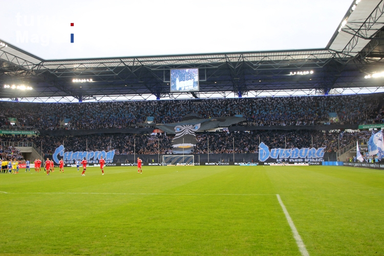 Foto Msv Choreo Gegen Fortuna Dusseldorf Bilder Von Msv Duisburg Turus Net Magazin