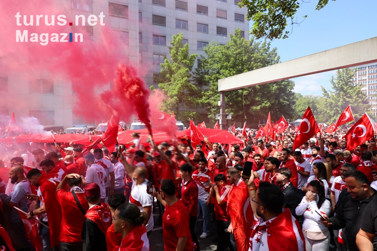 Türkei Fans in Dortmund 22. Juni 2024.