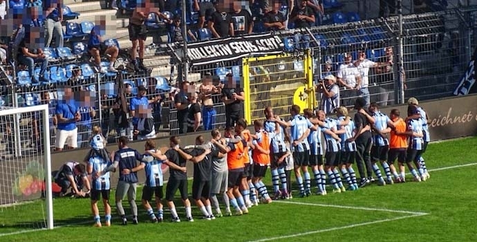 Terrence Boyd erlöst den SV Waldhof in der Nachspielzeit