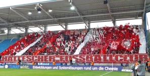 Chemnitzer FC vs. Hallescher FC: Gute Stimmung, keine Tore, ungewohnte Zeit