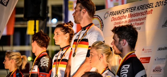 Omnium DM 2015 in Frankfurt Oder: Anna Knauer und Roger Kluge holen den Titel