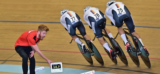 Deutscher Vierer in der Qualifikation nicht überzeugend: Nur 5. Platz in Grenchen