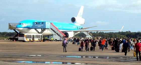 Flugverbot für Airlines aus zehn Ländern