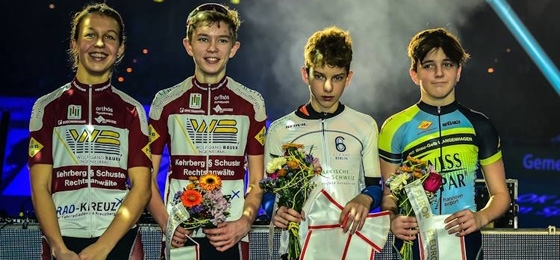 Paul Wirbeleit bei den Schülern U 15 in Berlin auf dem obersten Podium