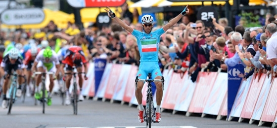 Tour de France 2014:  Kittel mit Pech, Vincenzo Nibali holt Gelbes Trikot